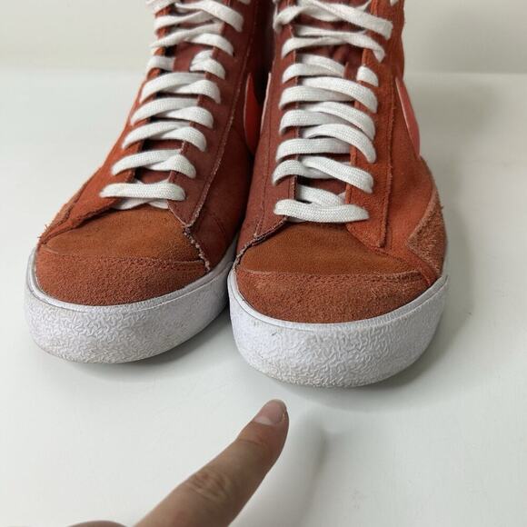 Nike Blazer Mid '77 Vintage Suede Mix Mantra Orange Men's 12 Shoes CZ4609-800 - Picture 9 of 10